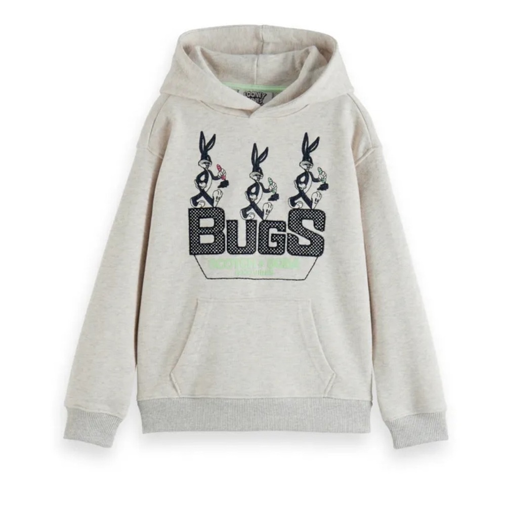 Loony Toons Scotch & Soda bugs bunny sweatshirt girls fits size 12 grey